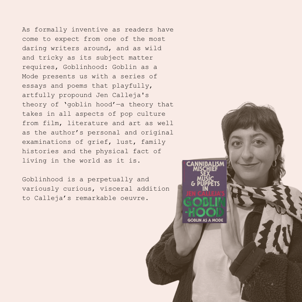 Goblinnight: An evening in conversation with Jen Calleja at Tenaya Wine!