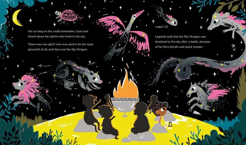 Luna and the Sky Dragon by Bethan Woollvin