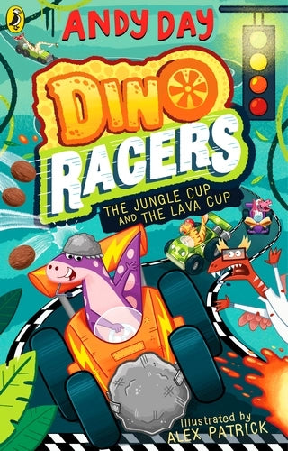 PRE-ORDER 1/7 Dino Racers: The Jungle Cup and the Lava Cup by Andy Day
