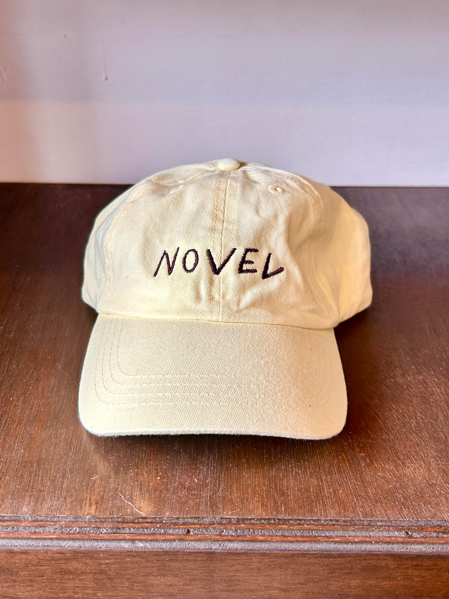 Novel dad cap - yellow