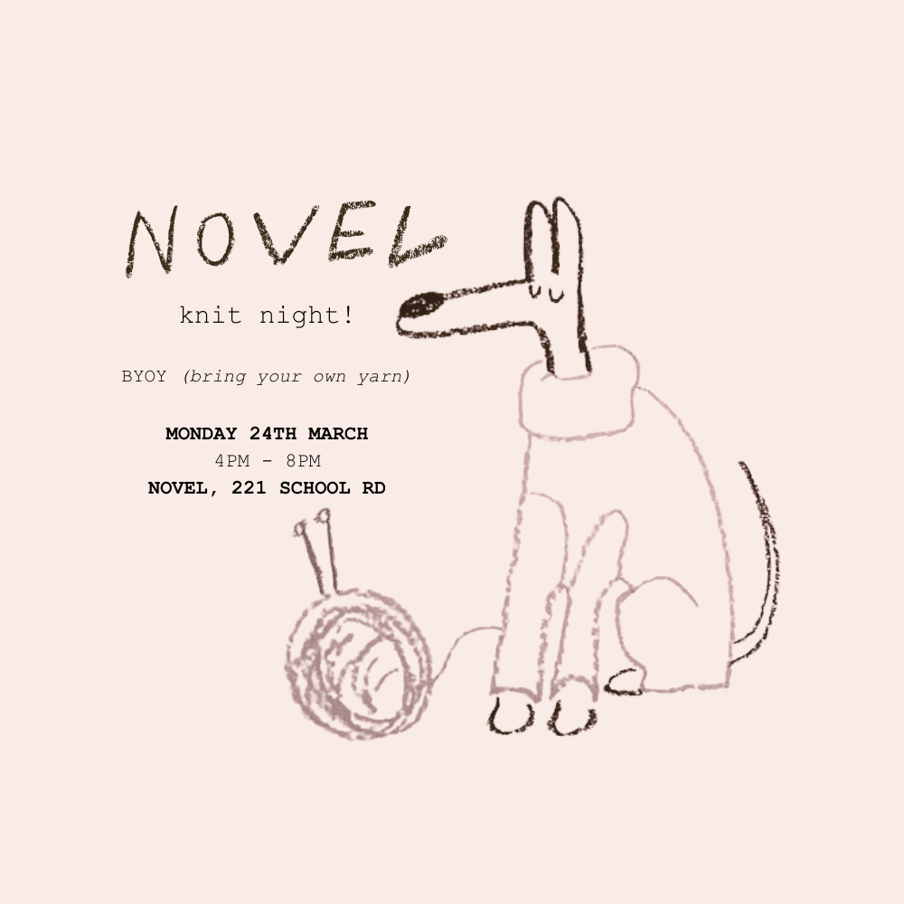 Ticket for knit night - Monday 24th March 4PM - 8PM