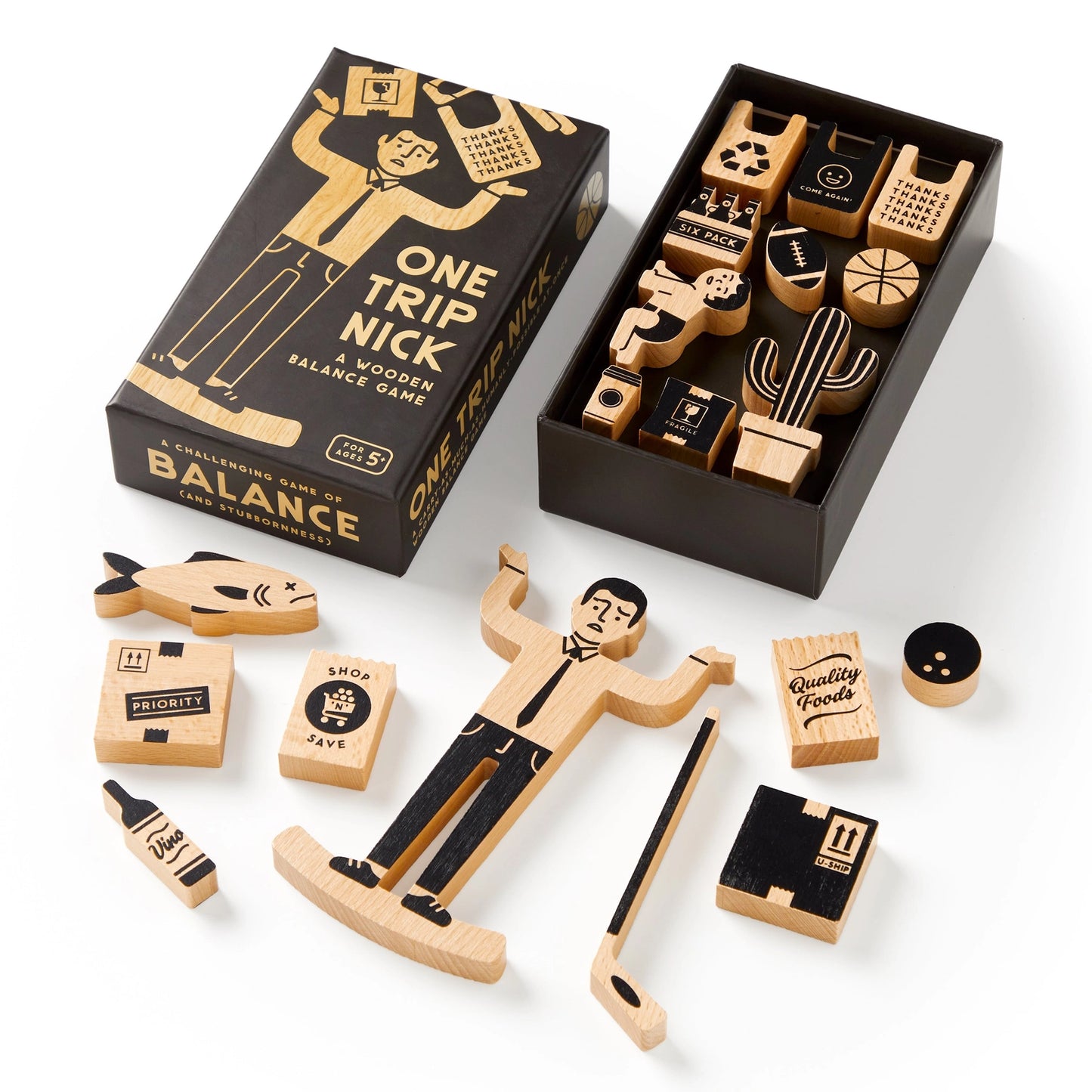 One Trip Nick: A Wooden Balance Game