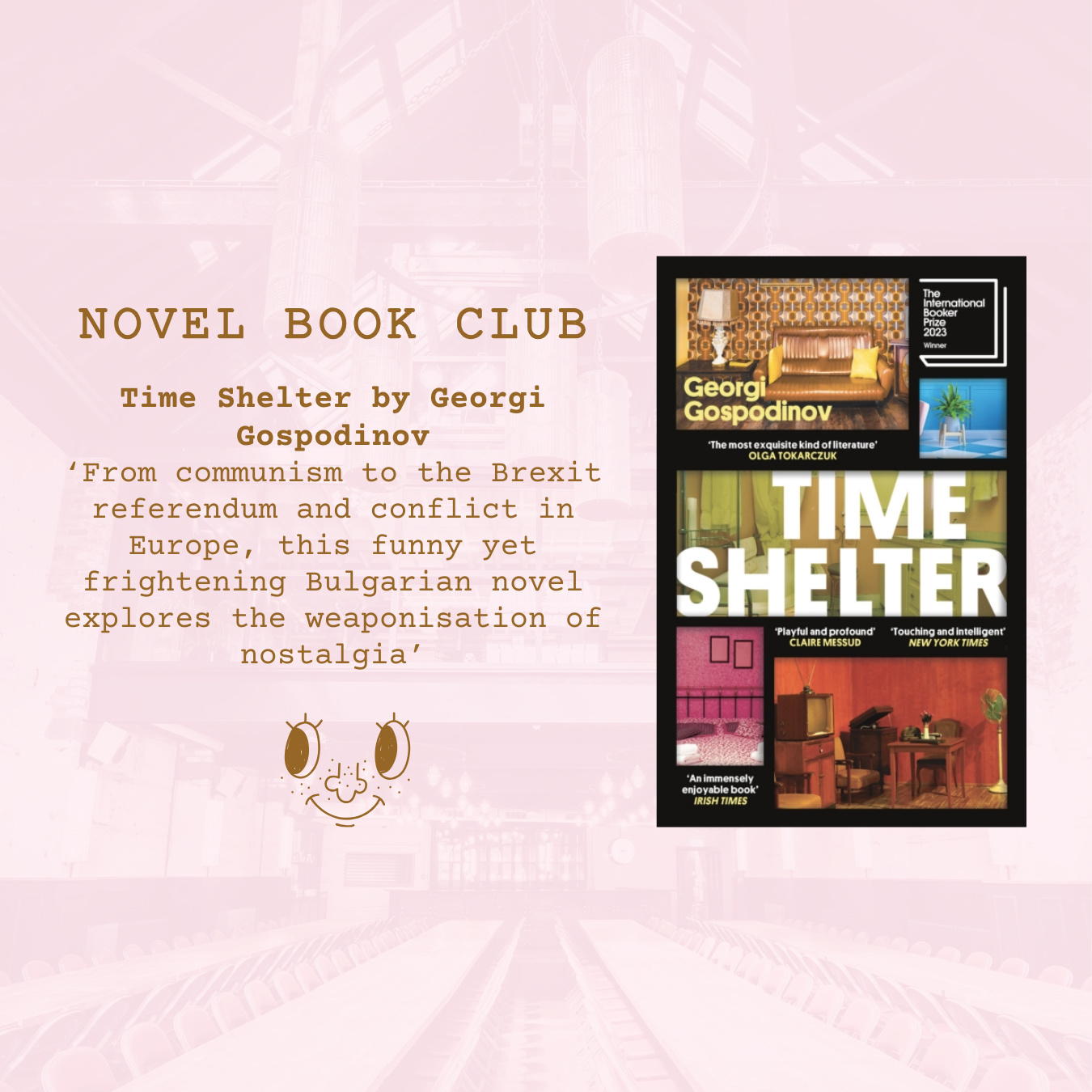 BOOK CLUB - 25th March 2024 - Time Shelter