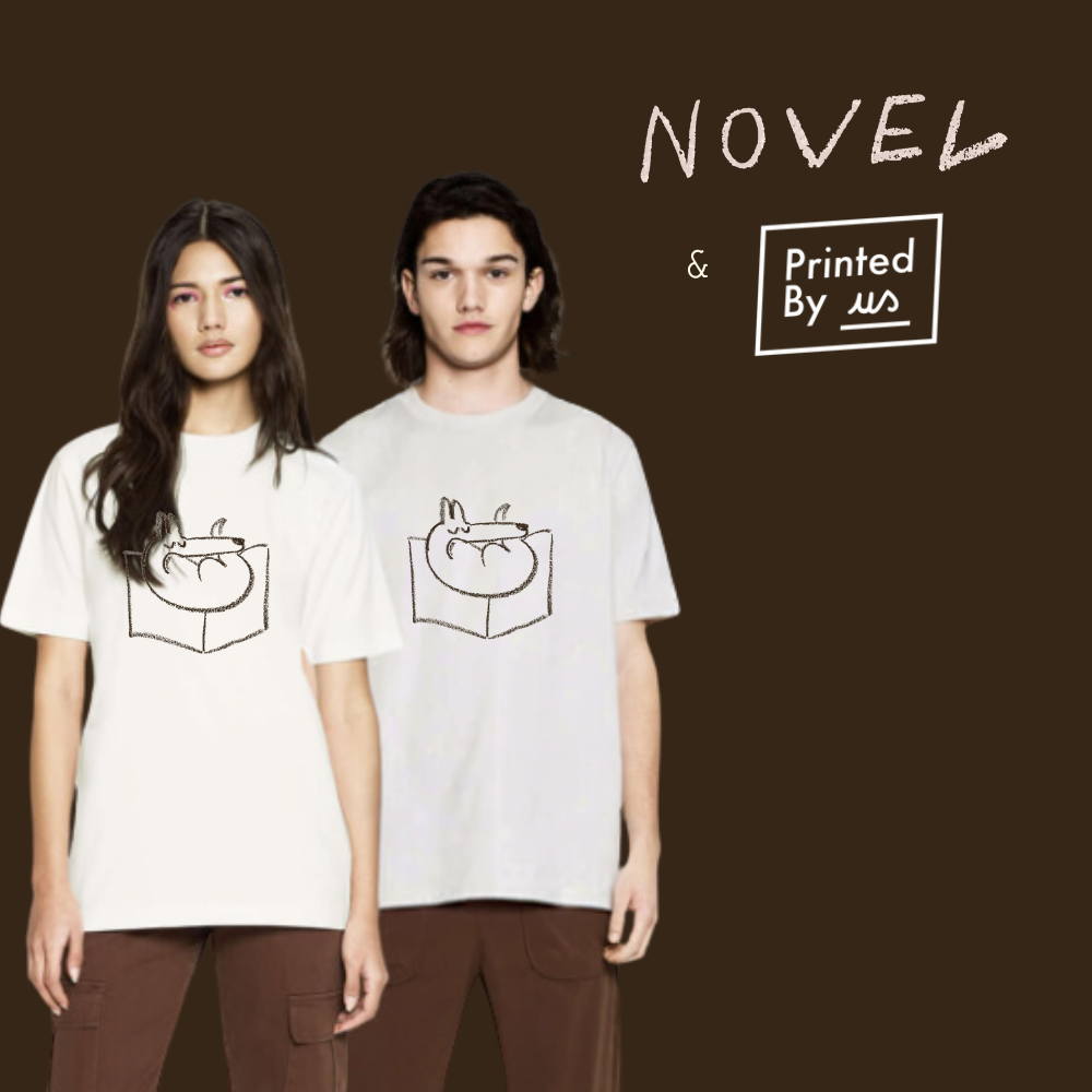 Novel t-shirt (made in collaboration with Printed by Us)