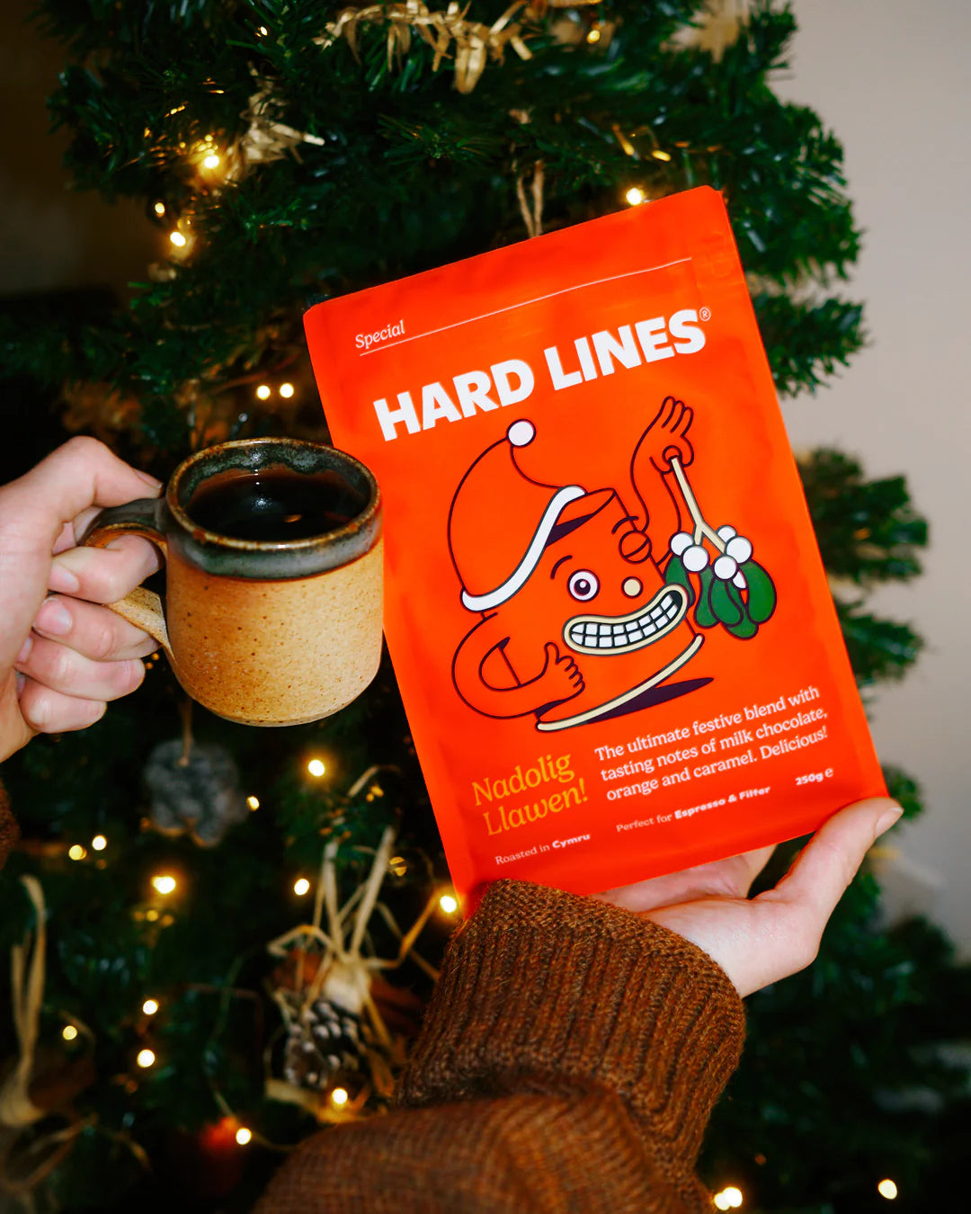 Hard Lines Christmas coffee beans