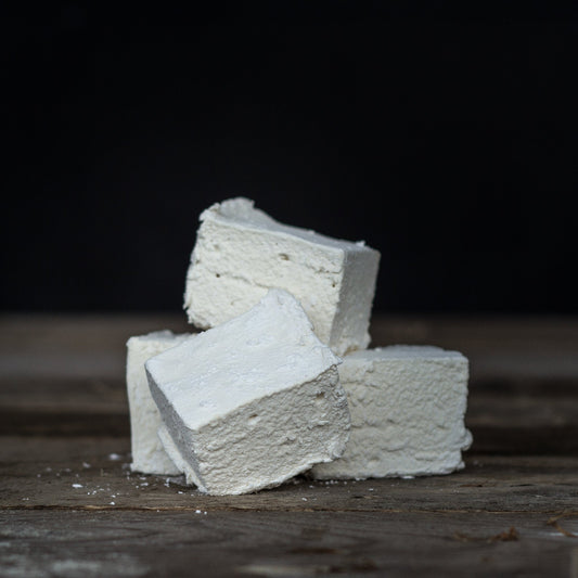 Artisan giant marshmallows for hot chocolate