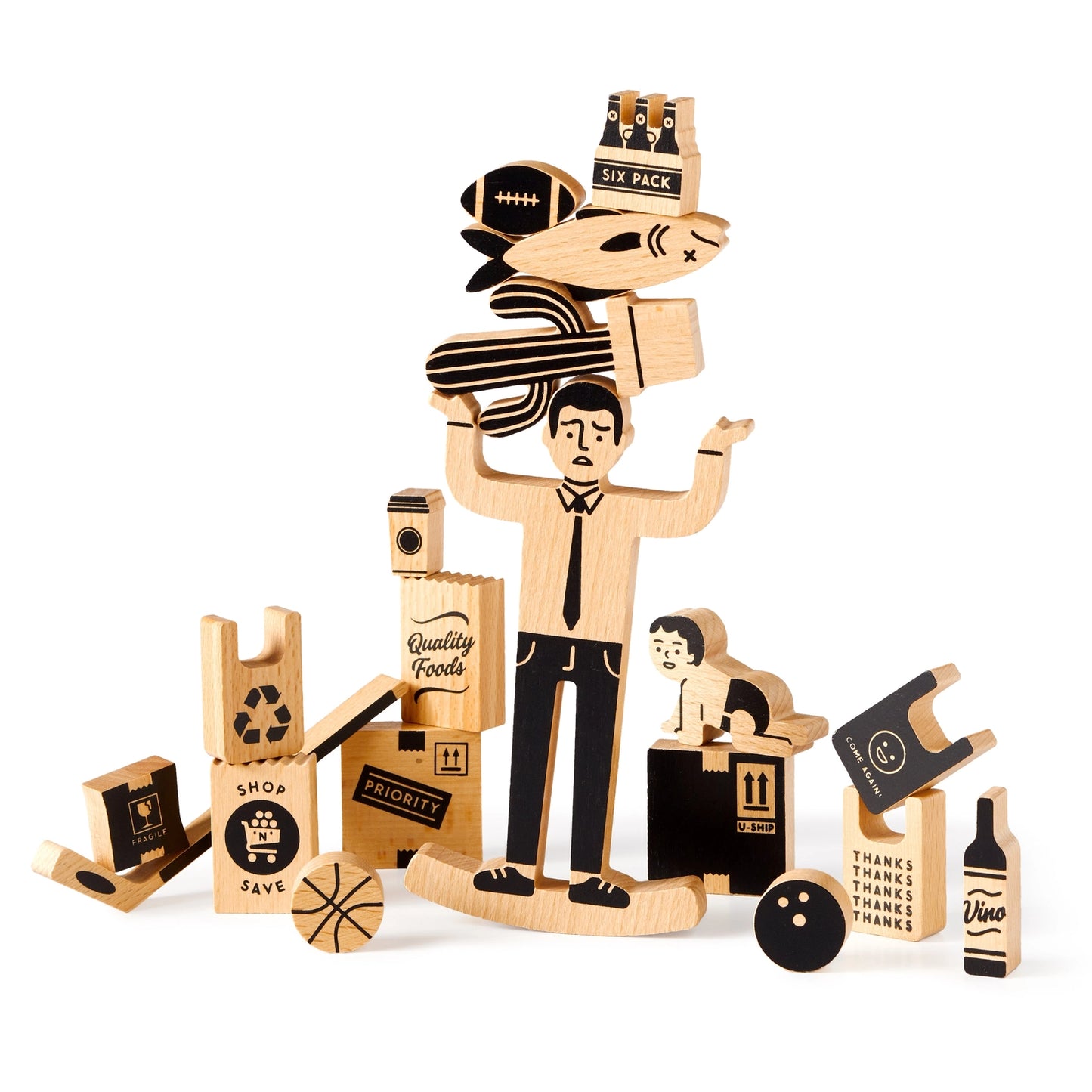 One Trip Nick: A Wooden Balance Game